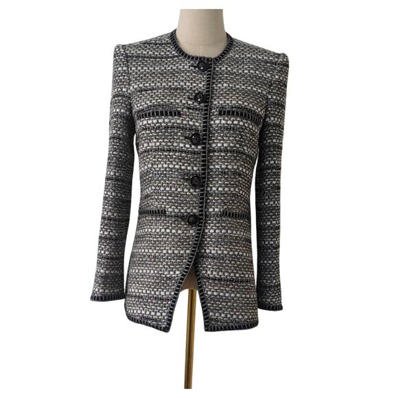 Veronica Beard Alessia Tailored Tweed Jacket 10 - Picture 5 of 12